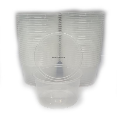 Round Container With Lid 500ml (Microwave Safe)